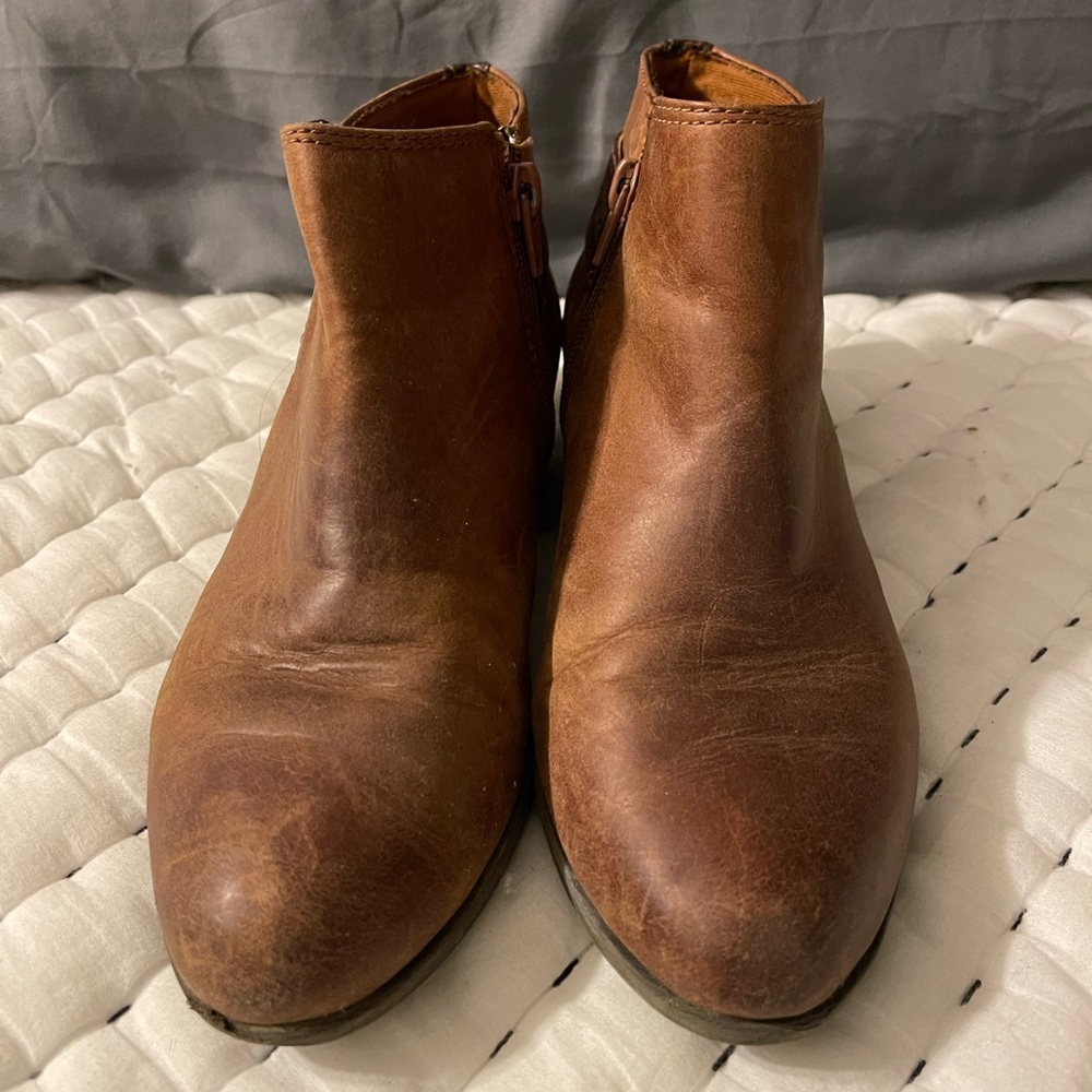 Clarks leather boots.